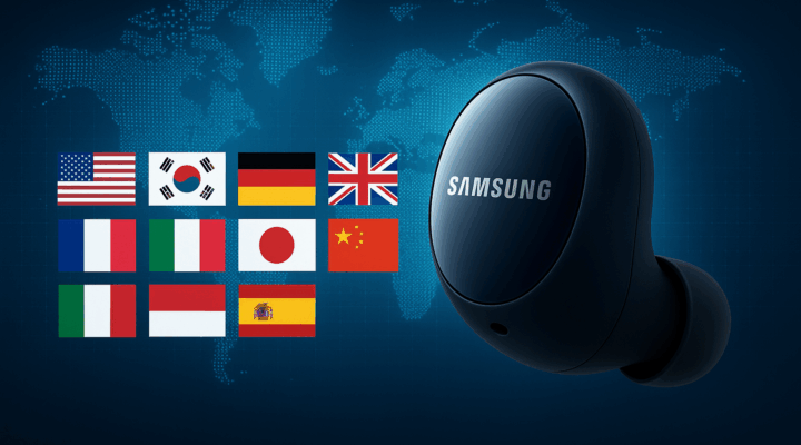 Samsung revoluciona com fone de ouvido que traduz idiomas em tempo real e transcreve conversas no celular